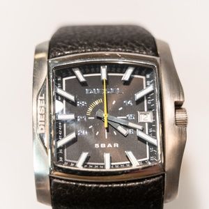 Men's Black Diesel Watch DZ1178